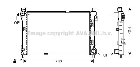 AVA QUALITY COOLING Radiators, Motora dzesēšanas sistēma MS2288